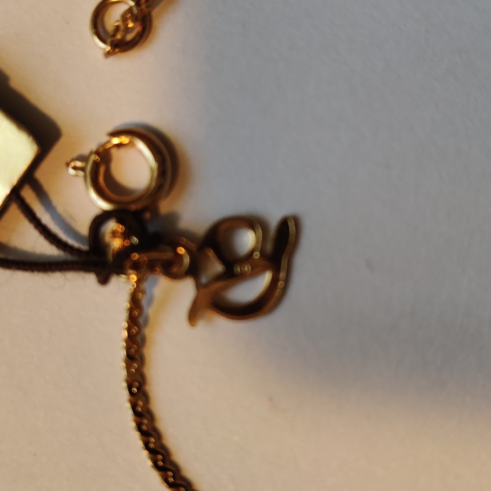 CHRISTIAN DIOR Gold Filled Chain and Pendant - Picture 4 of 9